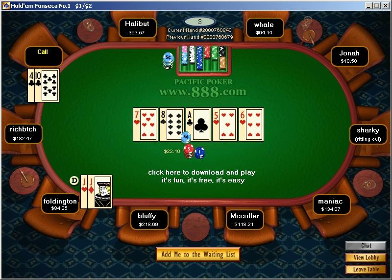 Play Poker at PacificPoker.com