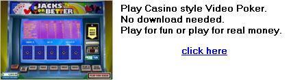 Play Video Poker game no download